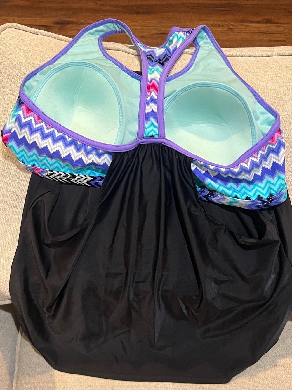 ZeroXposur Tankini Swimsuit Top Size 16 - Picture 2 of 8